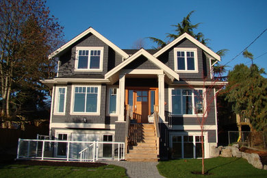 Inspiration for a timeless exterior home remodel in Vancouver