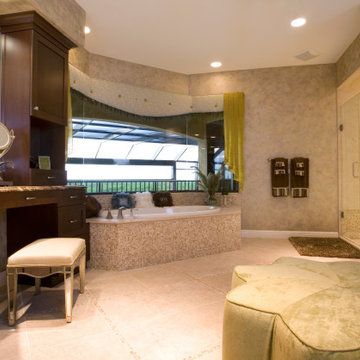 Transitional custom family home