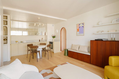 Inspiration pour un salon design.