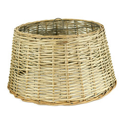 Vagabond Vintage - Round Willow Pendant Shade, Large - Lighting Globes And Shades
