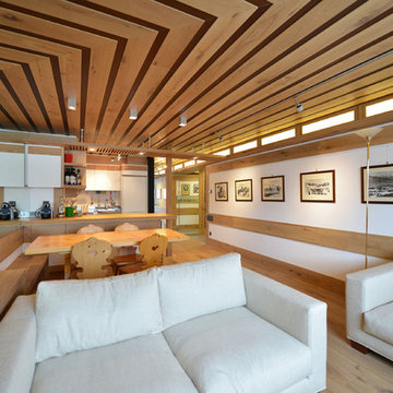 Chalet tra le montagne della Svizzera