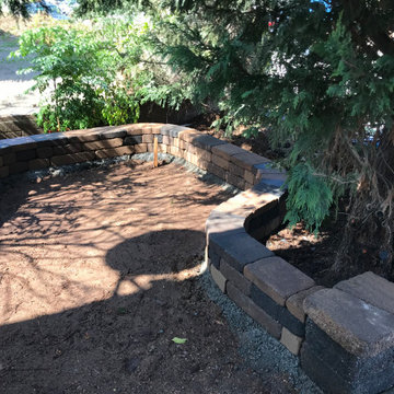 Curved Garden Pathway & Landscape Transformation