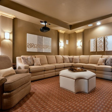 Glamorous Media Room in Dallas, TX