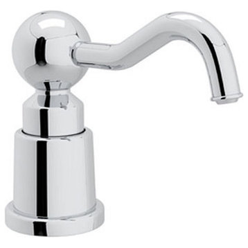 Rohl Country Bath Deck-Mounted Soap Dispenser, Chrome