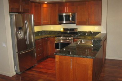 Example of a kitchen design in San Diego