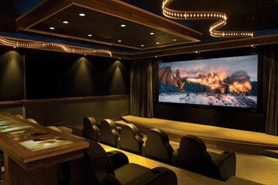 Home theater - home theater idea in San Diego