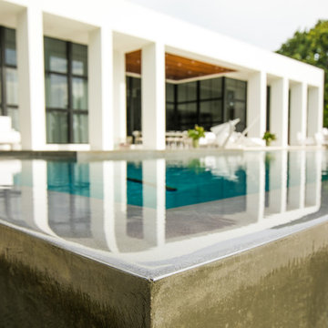 Wet Edge Custom Designed Artistic Pool in Hillsboro Beach, Florida