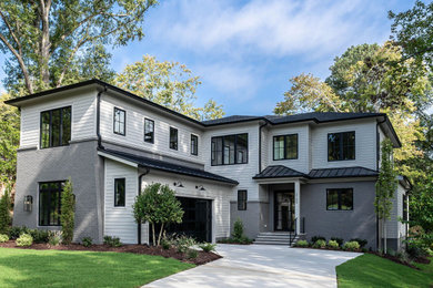 Example of an exterior home design in Raleigh