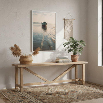 Awaiting Departure Boho Style Wall Art