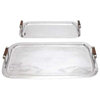 Set of 2E Tray with Designer Wood Handles
