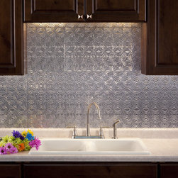 Fasade Lotus, Brushed Aluminum - Home Decor