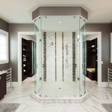 Stunning Accents showcase Master Bathroom and Bedroom Suite design