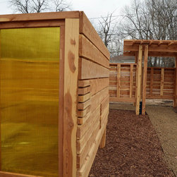 Polygal Fence Divider - Pergolas