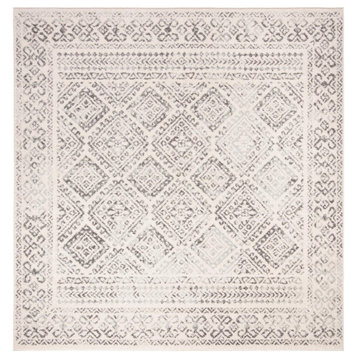 Safavieh Tulum Tul264A Vintage and Distressed Rug, Ivory and Gray, 12'0"x12'0" Square
