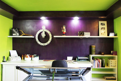 Home office - contemporary home office idea in Other