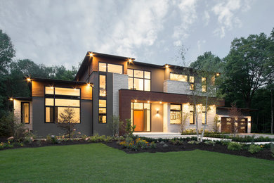 Example of a minimalist home design design in Phoenix