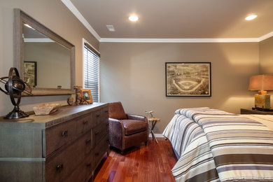 Bedroom - craftsman bedroom idea in New York