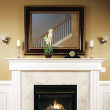 living room fireplace mirror