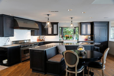 Inspiration for a transitional kitchen remodel in Seattle