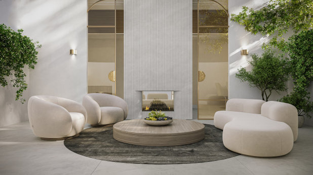 Modern Living Room by Cosentino Australia