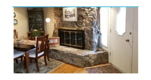 In Your Face Rock Fire Place