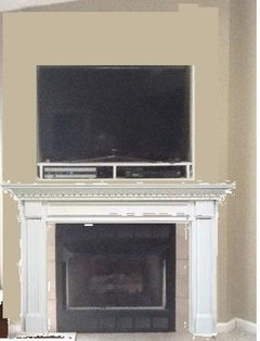 What To Do With Outdated Corner Fireplace