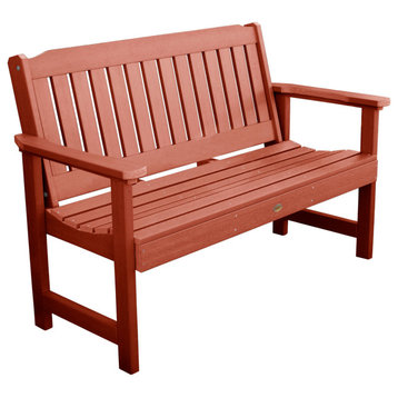 Lehigh Garden Bench, Rustic Red, 5'