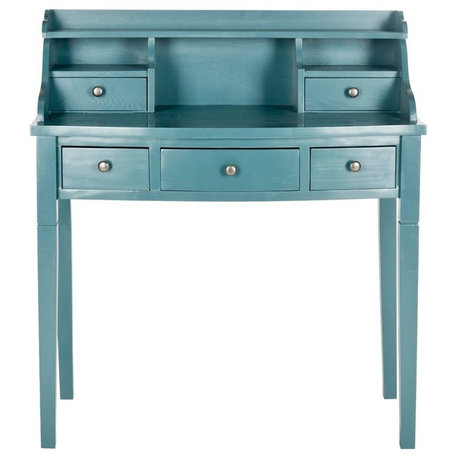 Safavieh Landon Writing Desk, Slate Teal