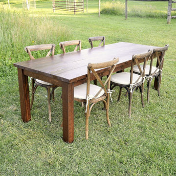 Wood Farmhouse Table