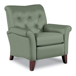 Thorne High Leg Recliner by La-Z-Boy shown in Rain - Products