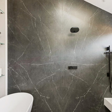 Modern spa - Master suite addition in Woodland Hills