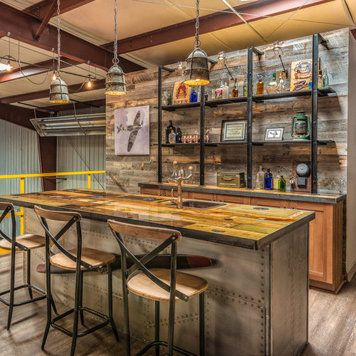 Bancone bar industriale Foto, Idee, Arredamento