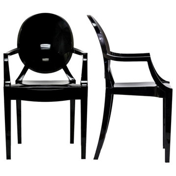 Black Casper Dining Armchairs Set of 2