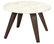 Imax Febe Short Marble and Wood End Table - 73416