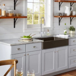 Elkay Quartz Luxe  Farmhouse Single Basin Quartz Composite Sink - Kitchen Sinks