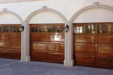 Natural Wood Garage Doors