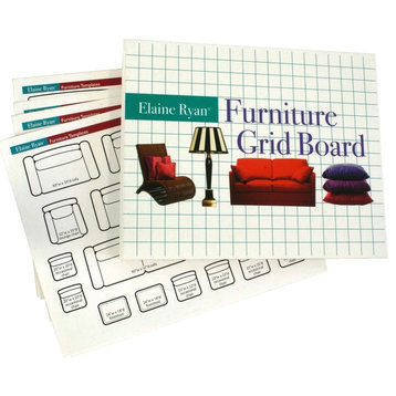 Elaine Ryan® Furniture Templates, Grid Board and Pen Set