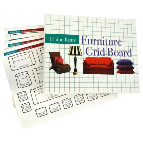 Elaine Ryan® Furniture Templates, Grid Board and Pen Set