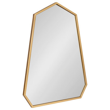 Hammell Framed Wall Mirror, Gold 23x30