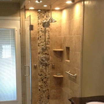 River Rock Master Shower