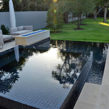 Modern Infinity Edge Pool & Spa