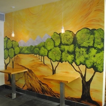 Kitchen mural