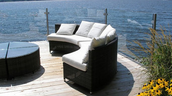 Garde-corps en stainless et verre