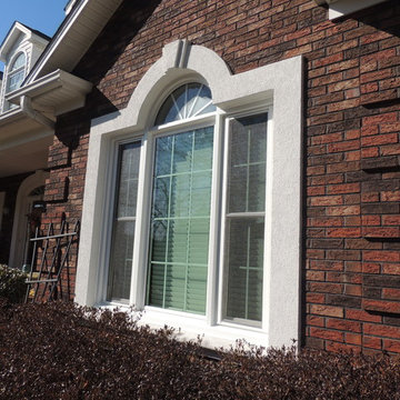 Brick with Stucco Surround
