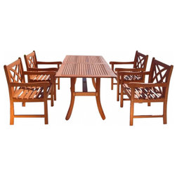 Transitional Outdoor Dining Sets by VIFAH