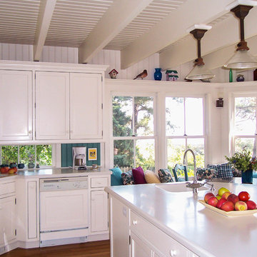 Martha's Vineyard Harbor View Kitchen