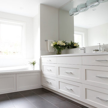 New, contemporary master bath in Lafayette, CA