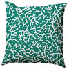 Seaweed Polyester Indoor Pillow, Kelly Green, 16"x16"
