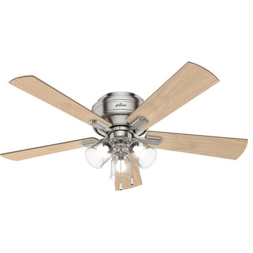 Crestfield 3 Light 52" Indoor Ceiling Fan, Brushed Nickel
