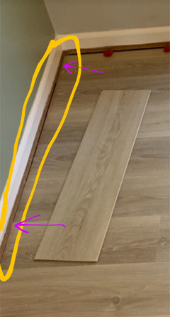 LVP: Fix low/hollow spots - Foam/Caulk didn't work : r/Flooring
